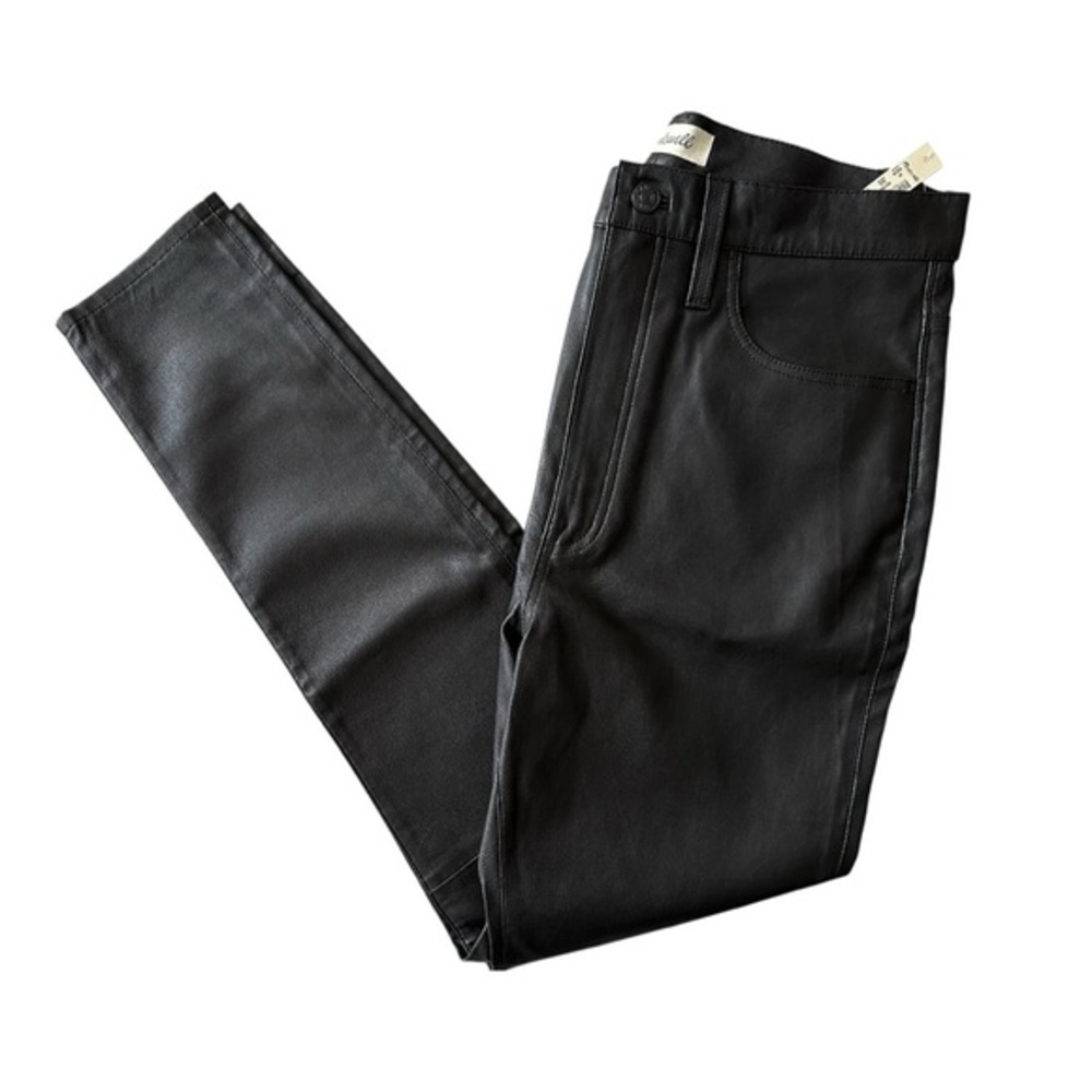 Madewell Real Leather 11" High Rise Skinny Jeans